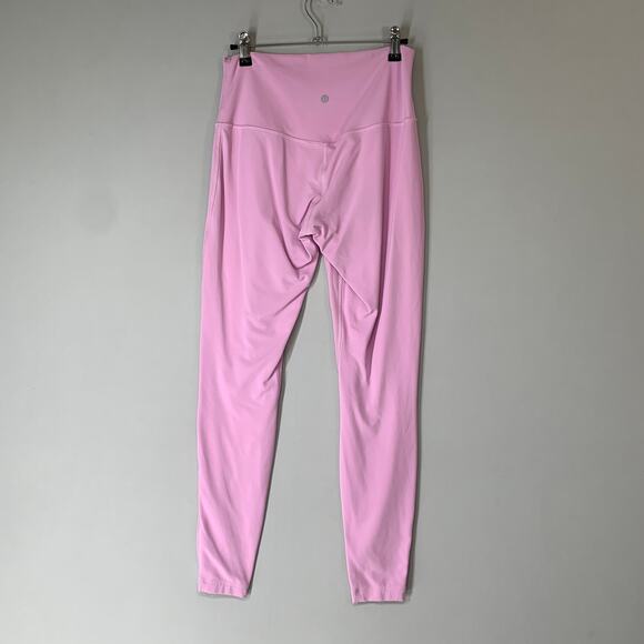 Lululemon Women Leggings 8 Pink Lilac High Rise Active Full Length Yoga 28 - Picture 9 of 10